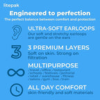 Litepak - 1,000 PCS - Disposable Face Masks for Home & Office - Breathable & Comfortable Filter (Black)