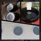 2-Inch Round Open Screen Vent, Mill Finish, 12 Pack