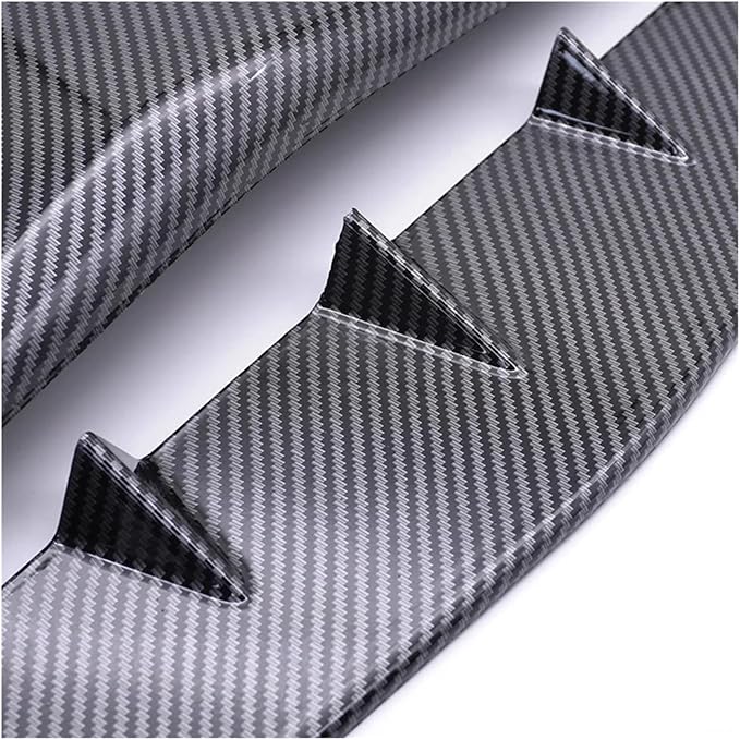 Universal Car Hood Scoop Air Flow Intake Decorative Turbo Bonnet Vent Cover Compatible With Audi And BMW Compatible With VW And Civic(Black)