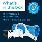 SpiroPure 10x2.5 Water Filter Housing Slim 10 inch / 10 x 2.5 Standard Housing (Case of 12)