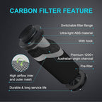 iPower 4 Inch 195 CFM Inline Fan, Air Carbon Filter, 8 Feet PVC Ducting, Speed Controller, Rope Hanger, Vent Exhaust for Grow Tent Ventilation