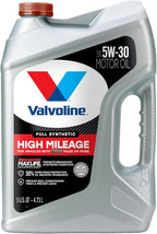 Valvoline Full Synthetic High Mileage with MaxLife Technology SAE 5W-30 Motor Oil 5 QT, Case of 3
