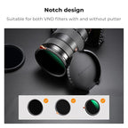 K&F CONCEPT 82mm Variable ND Lens Filter Cap TPU Material Filter Cap Only for K&F 82mm Adjustable Neutral Density Filter