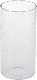 GoLucky Glass Cylinder Shade Accessory - Glass Lamp Fixture Shade Replacement - 1-5/8 Inch Fitter - 3.5"D x 7"H