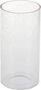 GoLucky Glass Cylinder Shade Accessory - Glass Lamp Fixture Shade Replacement - 4"D x 10"H