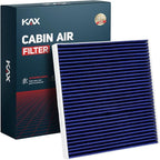 KAX Premium Cabin Air Filter, CF11643 Replacement for Tiguan 2018-2024, Atlas 2018-2024, Jetta 2019-2024, Taos, GTI, Golf, A3, Q3, S3 Strong Adsorption w/Upgraded Activated Carbon
