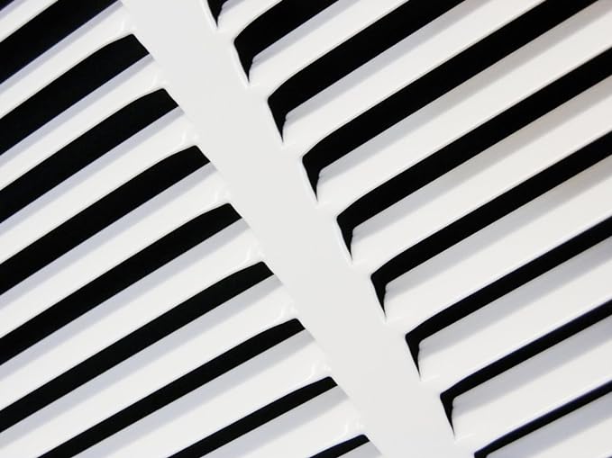 HVAC Premium 18 x 30 Duct Opening Steel Return Air Filter Grille, for 1-inch Filter, Removable Door, Flat Stamped HVAC Vent Cover Grille, Outer Dimensions 20.5 x 32.5