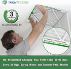 12x12x1 Air Filter 6 Pack, Durable MERV 8 Pleated Home HVAC AC Furnace Filters, Lightweight Compact Air Conditioner Filter Replacement