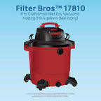 Filter Bros 17810 Large Debris Replacement Fits Craftsman Shop Vacuums 3-4 Gal