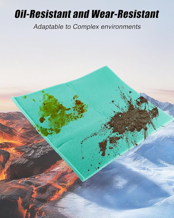 Foam Air Filter Material Sheet Fit for Uni Filter-BF-1 BF1 14" X 17" X 5/8" Most Motorcycles ATV Scooters Off-Road Motorcycles UTV, Cuttable and Reusable