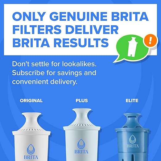 Brita UltraMax Large Water Dispenser with 1 BritaPlus Filter, 27 Cup, White (Package May Vary)