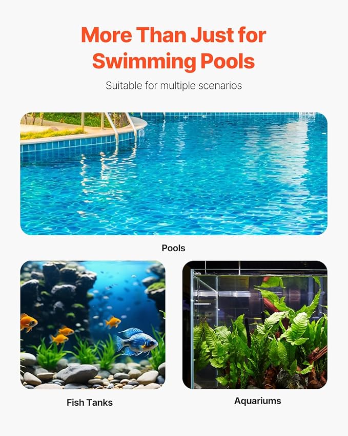 VEVOR Pool Filter Balls for Sand Filter, 3.1 lbs, Filter Balls Replace Pool Filter Sand, Reusable Blue Polyester Fiber Filter Media with Wash Bag, for Swimming Pool Aquarium Tank Above Ground Pool