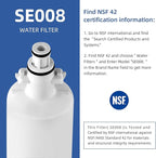 Adq360061 Water Filter Replacement for LG Refrigerator Lt700p Adq36006101 Lfds22520s, Kenmore 9690 469690 Adq36006102 Lfxc24726s Lfxc29626s Rwf1200a Water Filter, 3-Pack
