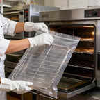 RackRescue - Professional Oven Grate Washing Bags | 10 Piece Large Capacity Degreasing Set with Reinforced Seams & -Resistant Film for Microwaves, Smokers, Kitchens and Barbecue