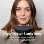 AquaTru Shower - High Pressure Shower Filter Removes Impurities from Hard Water to Support Healthy Skin, Scalp, Hair, Reduce Breakage, and Enhance Your Beauty and Self-Care Routine (Matte Black)