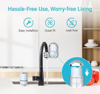 [Alkaline] 6 Pack Faucet Filter Replacement for All PUR®Plus, Pur® Water Filter Replacement, Filter Replacement RF-9999®, 1800-Gallon Long Lifespan, AQUA CREST