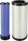 Air Filters Fit for John Deere SU29300 SU29301 5045D 5045E 5050E 5055E 5060E 5065E 5067E 5075E 5210 5305 5310 5405 5410 5610, Tractor Primary and Secondary Air Filter Kit