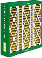 Filterbuy 20x25.25x3.5 Air Filter MERV 11 Superior Pet & Allergy Defense (3-Pack), Pleated HVAC AC Furnace Filters for AprilAire Space-Gard 102 & 2120 (Actual Size: 19.94 x 25.38 x 3.75)
