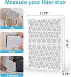 Reusable 12x12x1 Air Filter (MERV 8), 1 Foldable Frame + 6 Refills (Not Individual Filters), Greener HVAC AC Furnace Air Filters MPR 700&FPR 5(Actual Size:11.75"x11.75"x0.75")