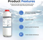 Water Filter Replacement Compatible With Elkay 51600C EWF6000 Bottle Filling Stations, 6000 Gallons/12 Months (No Chip - 1 Pack)