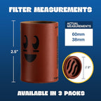 Portable & Eco-Friendly Personal Air Filter | Discreet HEPA & Carbon Filtration | Biodegradable & Up to 300+ Uses | Keychain Design for On-the-Go Freshness (Blitz)