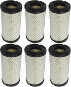 waltyotur 6 Pcs Air Filter 4163715 11013-1290 25 083 02-S 1G659-11222 Replacement for Kubota Bobcat Kawasaki Kohler