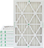 Glasfloss 18x25x2 MERV 10 (FPR 5-6) 2" Inch Pleated Air Filters Box of 6. Actual Size: 17-1/2 x 24-1/2 x 1-3/4