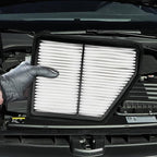 Engine Air Filter JM2205 Fits for 2017 2018 2019 2020 2021 2022 2023 2024 2025 Civic L4 2.0L, 2023-2025 HR-V HRV L4 2.0L, Replacement for 172205BAA00, CA12051