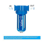 NANPU Zinc Alloy Desiccant Dryer, Compressed Air in Line Filter, Moisture Water Separator, Poly Bowl (3/8" NPT)