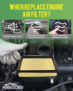 CA11305 Engine Air Filter Fits for 328i, 328i xDrive, 320i, 320i xDrive, 428i, 428i xDrive, 428i Gran Coupe, 328i GT xDrive Air Filter Replacement Car Accessories
