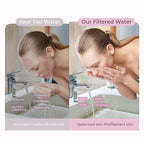 Waterdrop BFU1 Water Filter for Bathroom for Face Care, Soft Water, Strontium-enriched, Reduce 99.9% of Harmful Substance in Bathroom Sink Faucet, Reduces Skin Redness and Irritation