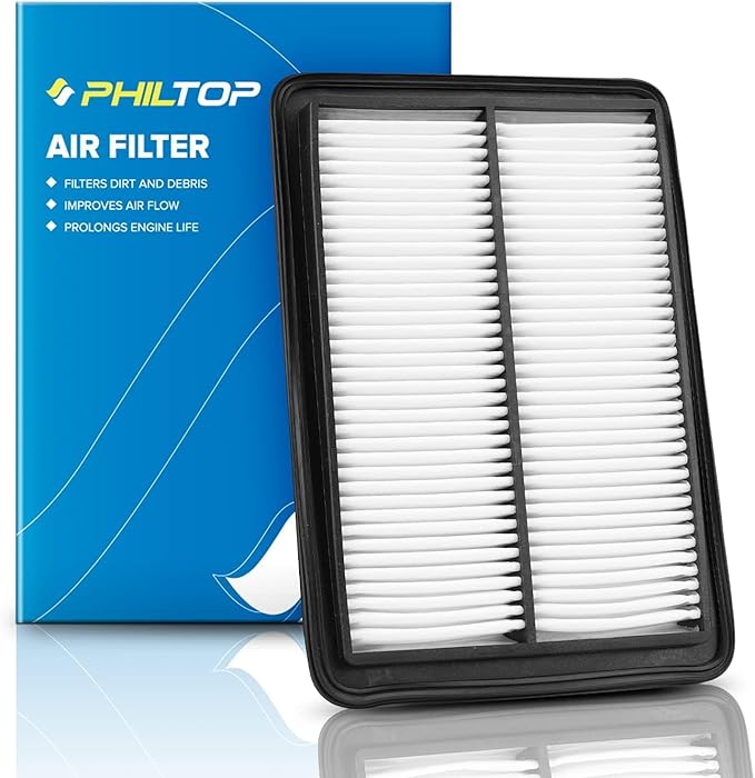 PHILTOP Engine Air Filter, Compatible with CA11858 Nissan Rogue 2014-2020, Rogue Sport 2017-2022, Improve Engine Performance Car Accessories