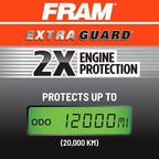 FRAM Extra Guard CA11050 Replacement Engine Air Filter for Select Chrysler, Dodge, Ram and Volkswagen (3.6L) Models, Provides Up to 12 Months or 12,000 Miles Filter Protection