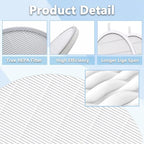 Nail Dust Collector Filter, Replacement Filters Compatible with MelodySusie Nail Dust Collectors Models SPro/XC320J Reusable Dust Filter for Nail Dust Vacuum Machine, Nail Salon, Home Use - 2 pack