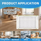 20x30x1 Air Filter AC Furnace MERV 13 Comparable with MPR 1900 FPR 10 HVAC Air Condition cabin Vent Fan Electrostatic Pleated Actual Size 19.49 x 29.49 x 0.75 6 Packs