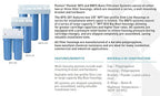 Pentair Pentek BBFS-222 Big Blue Three-Housing Filtration System, 1" NPT #20 High Capacity Water Filter Housing, Holds 20" x 4.5" Filter Cartridges