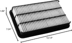 EPAuto GP351 (CA7351) Engine Air Filter, Replacement for Toyota Avalon, Camry, Celica, Sienna, Solara, Lexus ES300, RX300 - Fits select Models 1992-2004