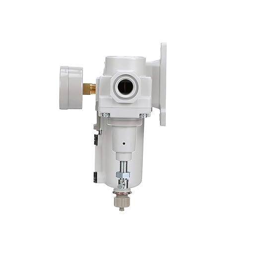 PneumaticPlus SAU420T-N06G-MEP Compressed Air Filter Regulator Combo 3/4" NPT -T-Handle, Manual Drain, Metal Bowl