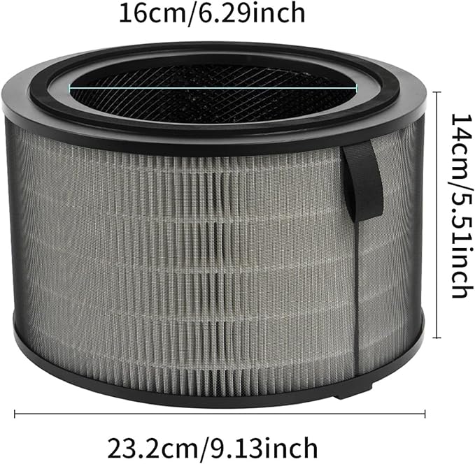 Air Filter, Compatible For Philips, Air Purifiers AC0950/10 AC0951/13 AC0820/10 AC0830 AC0650/10 AC0651/10 AC3210 AC3220 AC4220(FY0194)