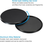 PATIKIL 67mm Lens Cap, Camera Lens Cap Cover Universal Front Metal Lens Filter Stacks Cap Protective Case for 67mm Camera Circular Polarizing Fader ND Filter, Black