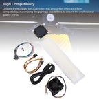 Fafeicy 3D Printer Air Filter, LCD Display Real Time Monitoring with Activated Carbon Air Purifier, for 3D Printer Accessories Kit