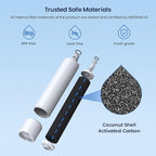 GLACIER FRESH Replacement for RPWFE, RPWF (Built-in CHIP) Refrigerator Water Filter, Compatible with GFE28GYNFS, GFE28GELDS, PFE28KELDS, PFE28KYNFS, GFD28GELDS, PWE23KELDS, PWE23KMKES, 4 Pack