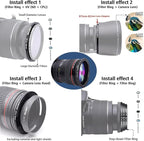 67mm Lens to 62mm Camera Lens Adapter,67mm-62mm Filter Step-Down Ring,Compatible All 62mm Filter Accessory.Made from CNC Machined