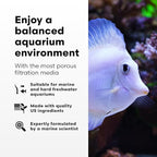 Brightwell Aquatics - Xport-BIO Block Aquarium Filter - Biological Filtration Media for Bacteria Growth, Nutrient Control & Control of Unwanted Nutrients - Aquarium Water Treatments, 4 Pack, 1.5 inch
