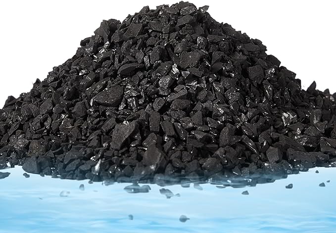 Timgle Bulk Water Air Filter Activated Charcoal Coconut Hull Granular Activated Carbon 10-18 Mesh Water Distiller Charcoal Filters Media for Filtration(30 Lbs)