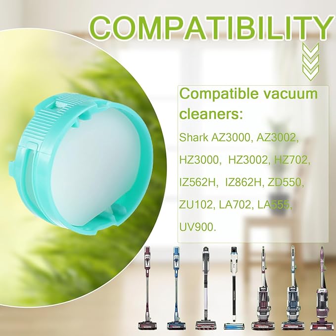 Odor Neutralizer Cartridge Replacement for Shark AZ3000 AZ3002 HZ3000 HZ3002 HZ702 IZ862H IZ562H ZD550 ZU102 LA702 Odor Elimination Replacement 1541FC3000(Pack of 4pcs,Original)