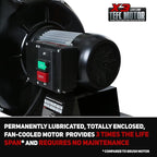 Bucktool 1.5HP Portable Dust Collector, 1100 CFM Workshop Dust Extraction Machine with Mobile Stand
