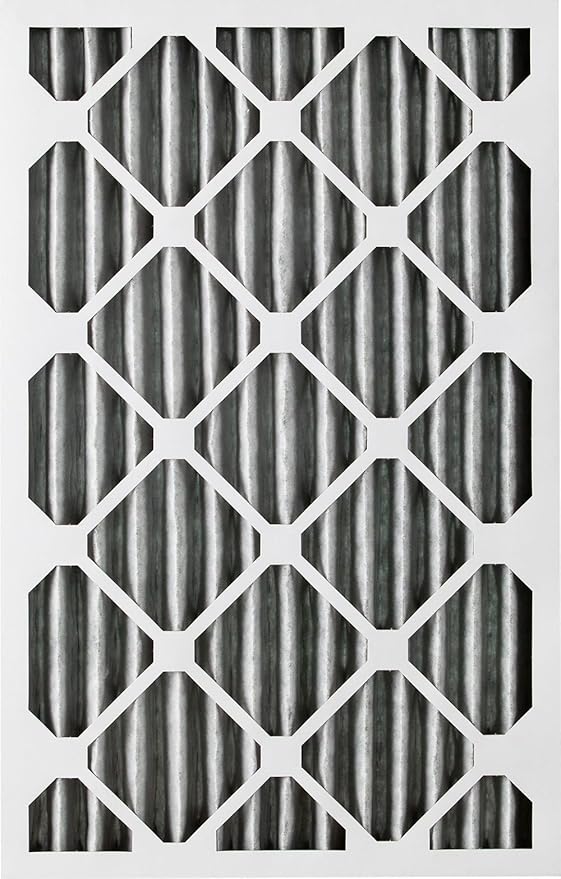 Nordic Pure 20x25x2 (Actual Size: 19 1/2 x 24 1/2 x 1 3/4) Furnace Air Filters MERV 12 Pleated Plus Carbon 12 Pack