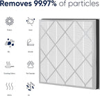 HE400 Hepa Filter Replacement Compatible with Shark HE4FKPET HE400 HE401 HE402 & HE405 4 Fan Air Cleaner Purifier, 3-Stage Filtration