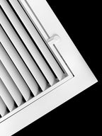 20" X 40" Aluminum Return Filter Grille - Easy Airflow - Linear Bar Grilles [Outer Dimensions: 22.5w X 42.5h]